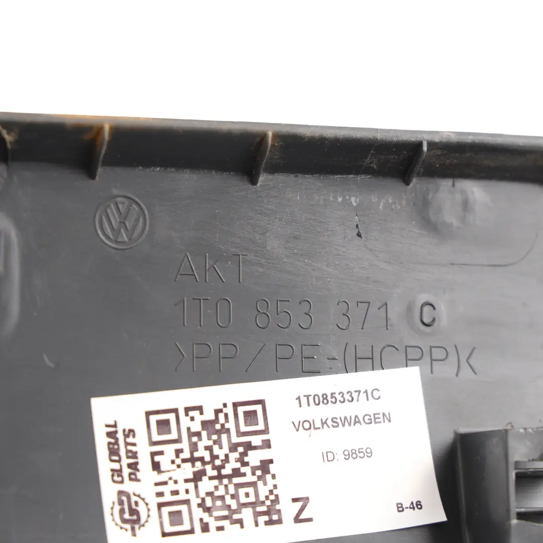Sill Step Cover Trim Panel Rear Left N/S to Volkswagen Touran 1T with Part number 1T0853371C Volkswagen Touran 1T Sill Step Cover Trim Panel Rear Left N/S - SKU 1T0853371C - Part number 1T0853371C