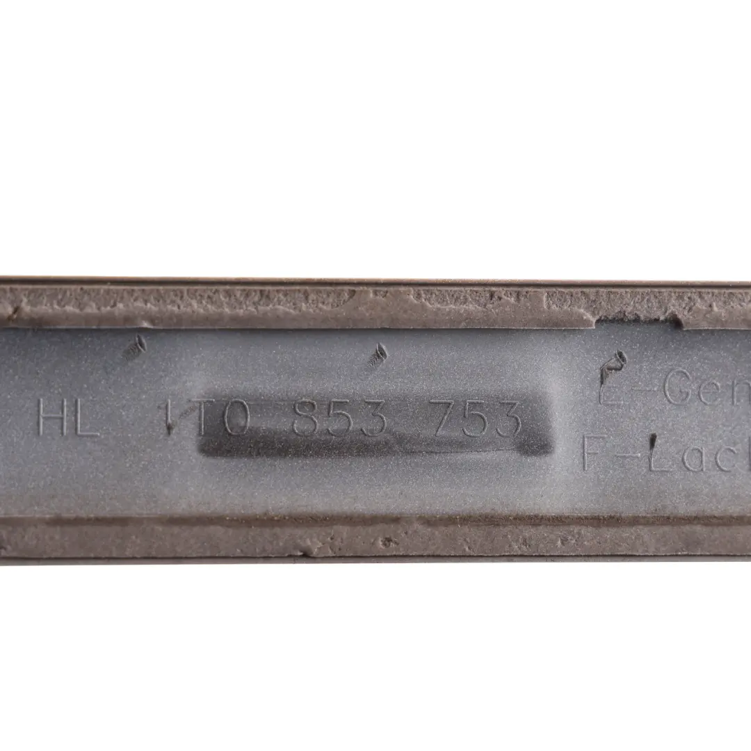 VW Touran 1T Rear Door Trim Strip Cover Left N/S Reflex Silver - A7W - SKU 1T0853753F-RES - Part number 1T0853753F