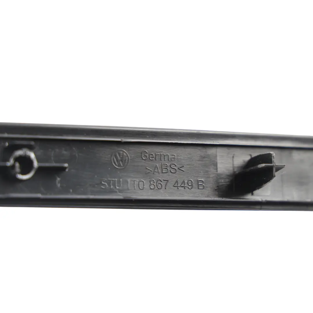 VW Touran 1T Interior Door Trim Strip Cover Rear Left N/S Silver - SKU 1T0867449B - Part number 1T0867449B