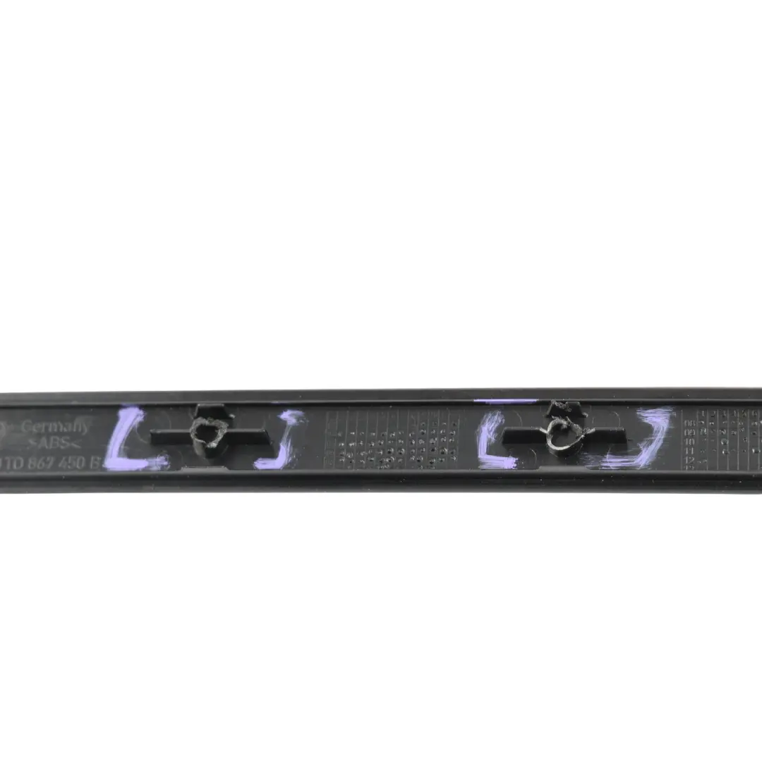 VW Touran 1T Interior Door Trim Strip Cover Rear Right O/S Silver - SKU 1T0867450B - Part number 1T0867450B
