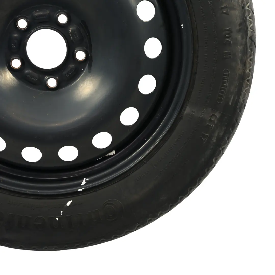 Mk1 Spare Steel Wheel Rim 17" 4B ET:25 Tyre 135/90 R17 to Ford Kuga with Part number 2170806 Ford Kuga Mk1 Spare Steel Wheel Rim 17" 4B ET:25 Tyre 135/90 R17 - SKU 2170806 - Part number 2170806