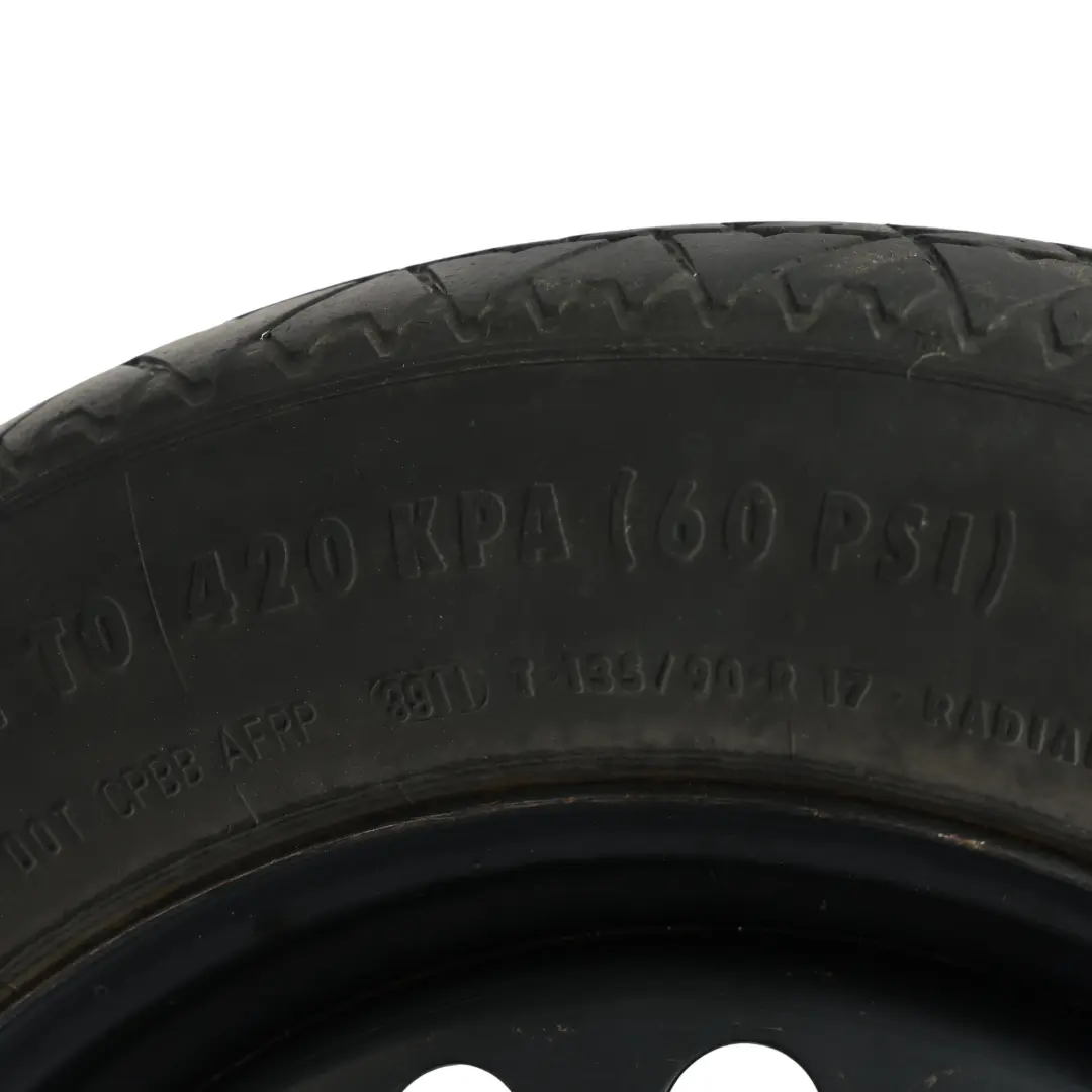 Ford Kuga Mk1 Jante Acier Secours 17" 4B ET:25 Pneu 135/90 R17 - SKU 2170806 - Numéro de pièce 2170806