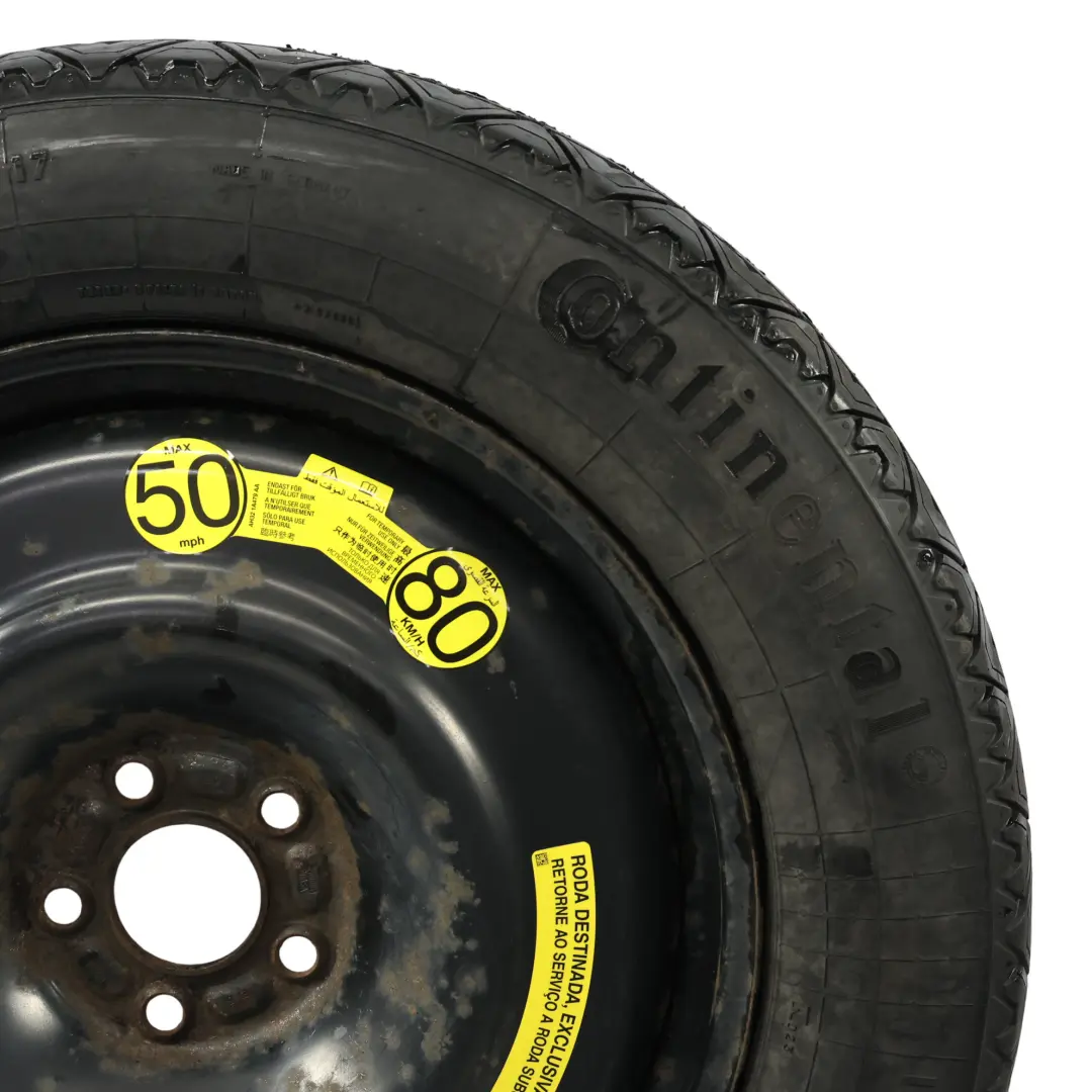 Range Rover Evoque L538 Roue Secours Jante Acier R18 ET15 155/85 R18 - SKU 2180801-1 - Numéro de pièce 2180801