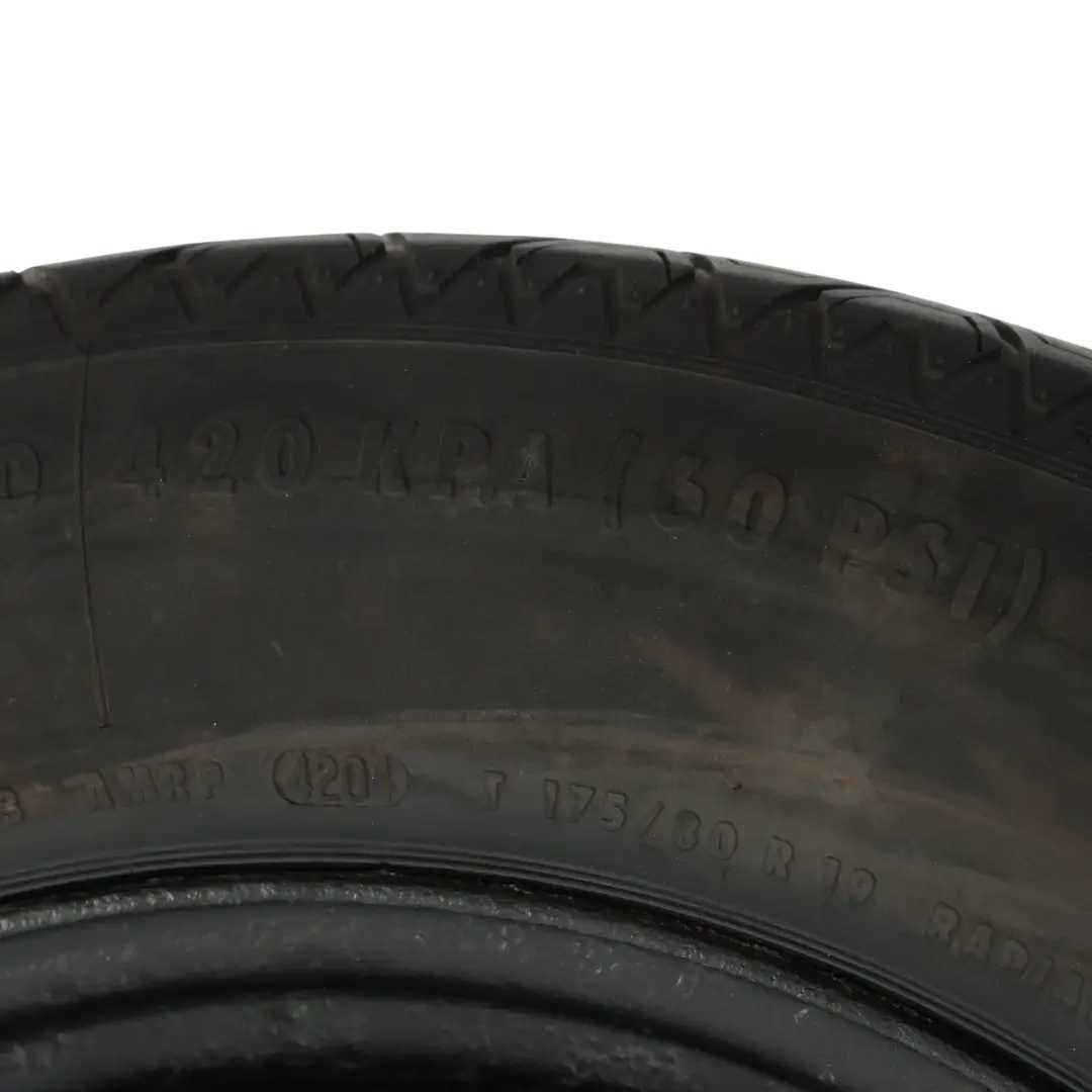 Rueda Repuesto Emergencia 175/80 R19 122M para Range Rover Discovery 4 L319 con número de pieza 2190800 Range Rover Discovery 4 L319 Rueda Repuesto Emergencia 175/80 R19 122M - SKU 2190800 - Número de pieza 2190800