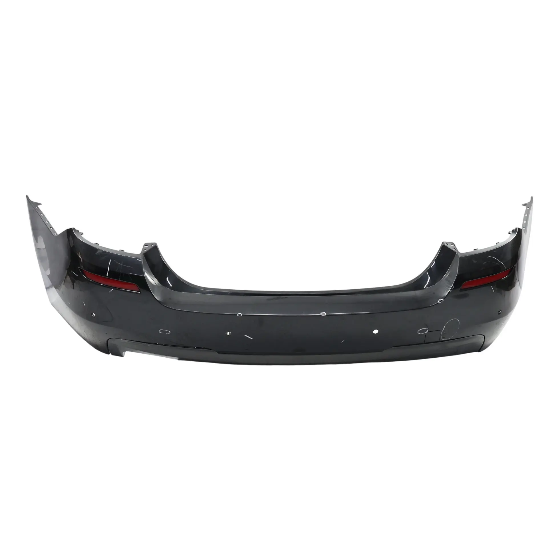 BMW F10 Rear Bumper Panel M Sport PDC Covering Carbon Black Metallic - 416