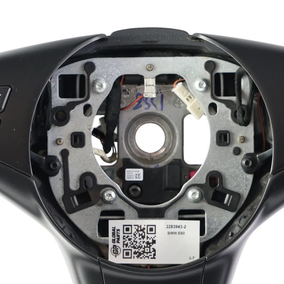 BMW E60 E61 E63 LCI M Sport Lenkrad NEU Schwarz Leder Lane Assist - SKU 2283943-2 - Teilenummer 2283943