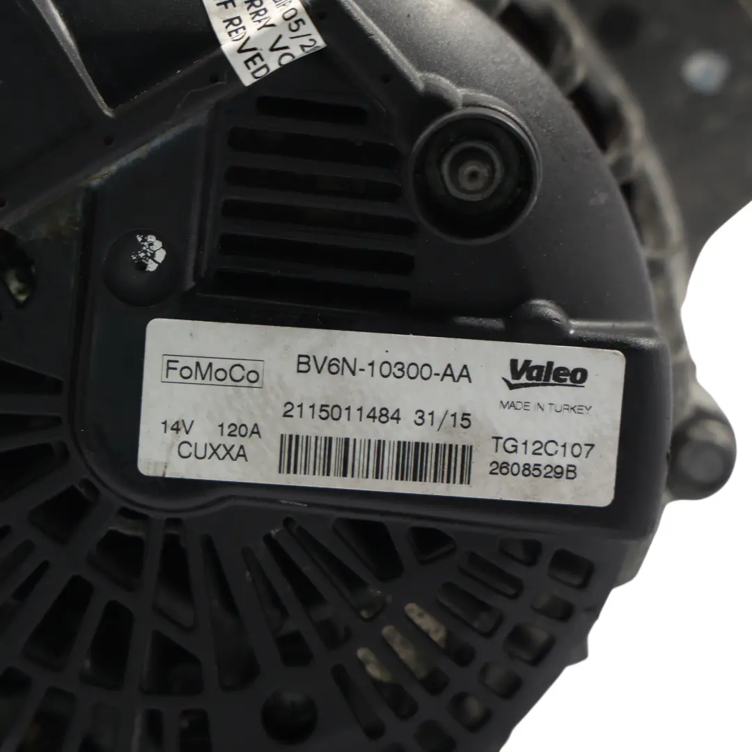 Alternator Generator 1.6 Petrol Engine AV11-19D629-AC to Ford Fiesta Mk7 with Part number 2321615 Ford Fiesta Mk7 Alternator Generator 1.6 Petrol Engine AV11-19D629-AC - SKU 2321615 - Part number 2321615