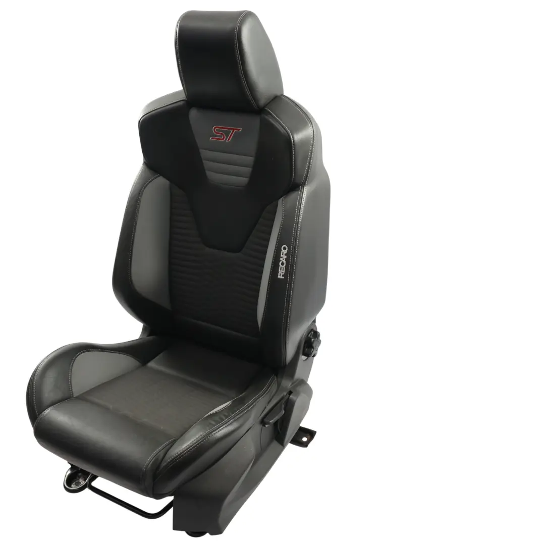 Ford Focus MK3 Sedile Anteriore Sport ST Line Recaro Sinistro Pelle Nero Grigio - SKU 2433273-1 - Numero di parte 2433273