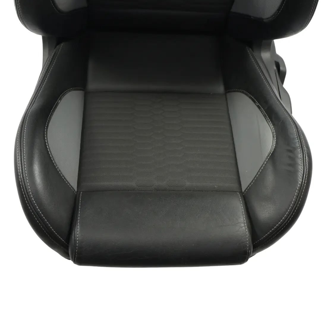 Ford Focus MK3 Vordersitz Sport ST Line Recaro Links Leder Stoff Schwarz Grau - SKU 2433273-1 - Teilenummer 2433273
