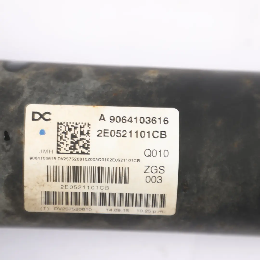 Volkswagen Crafter 2E Propshaft Front Drive Prop Shaft Manual - SKU 2E0521101CB-1 - Part number 2E0521101CB