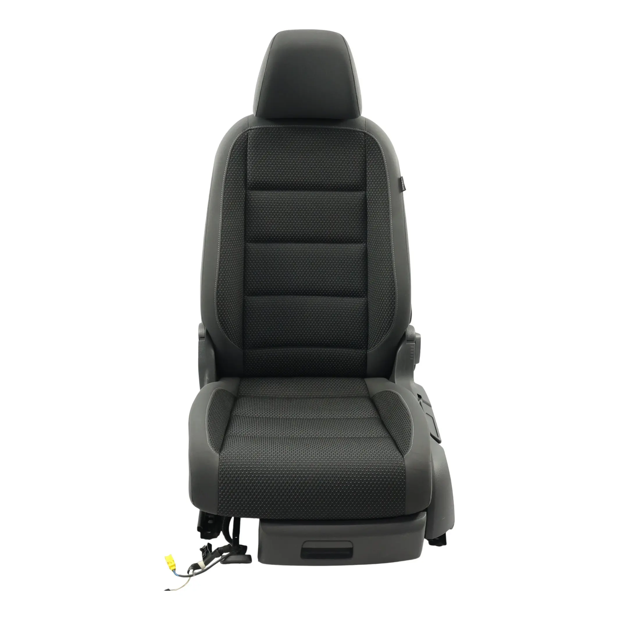 Volkswagen Caddy MK2 Asiento Delantero Tela Cuero Sintético Gris Izquierdo