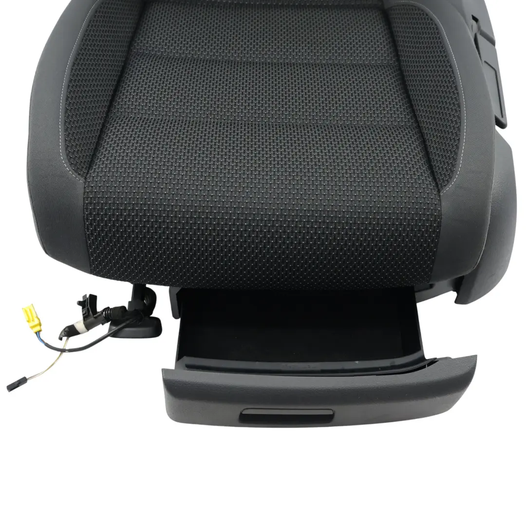 Volkswagen Caddy MK2 Asiento Delantero Tela Cuero Sintético Gris Izquierdo - SKU 2K0881805DM-1 - Número de pieza 2K0881805DM