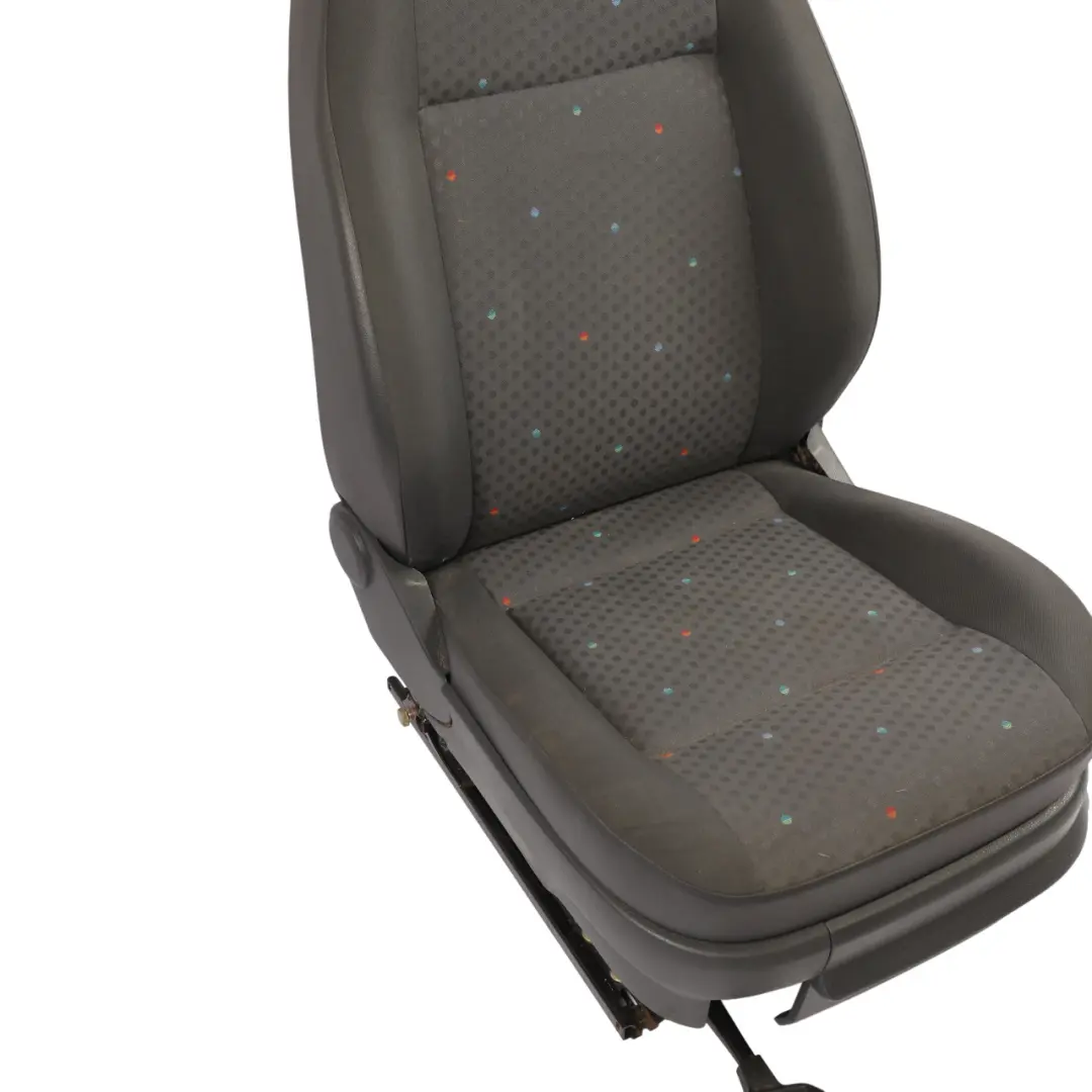 Volkswagen Caddy 2K Front Seat Fabric Cloth Black Anthracite Titanium Left N/S - SKU 2K5881805DR-1 - Part number 2K5881805DR