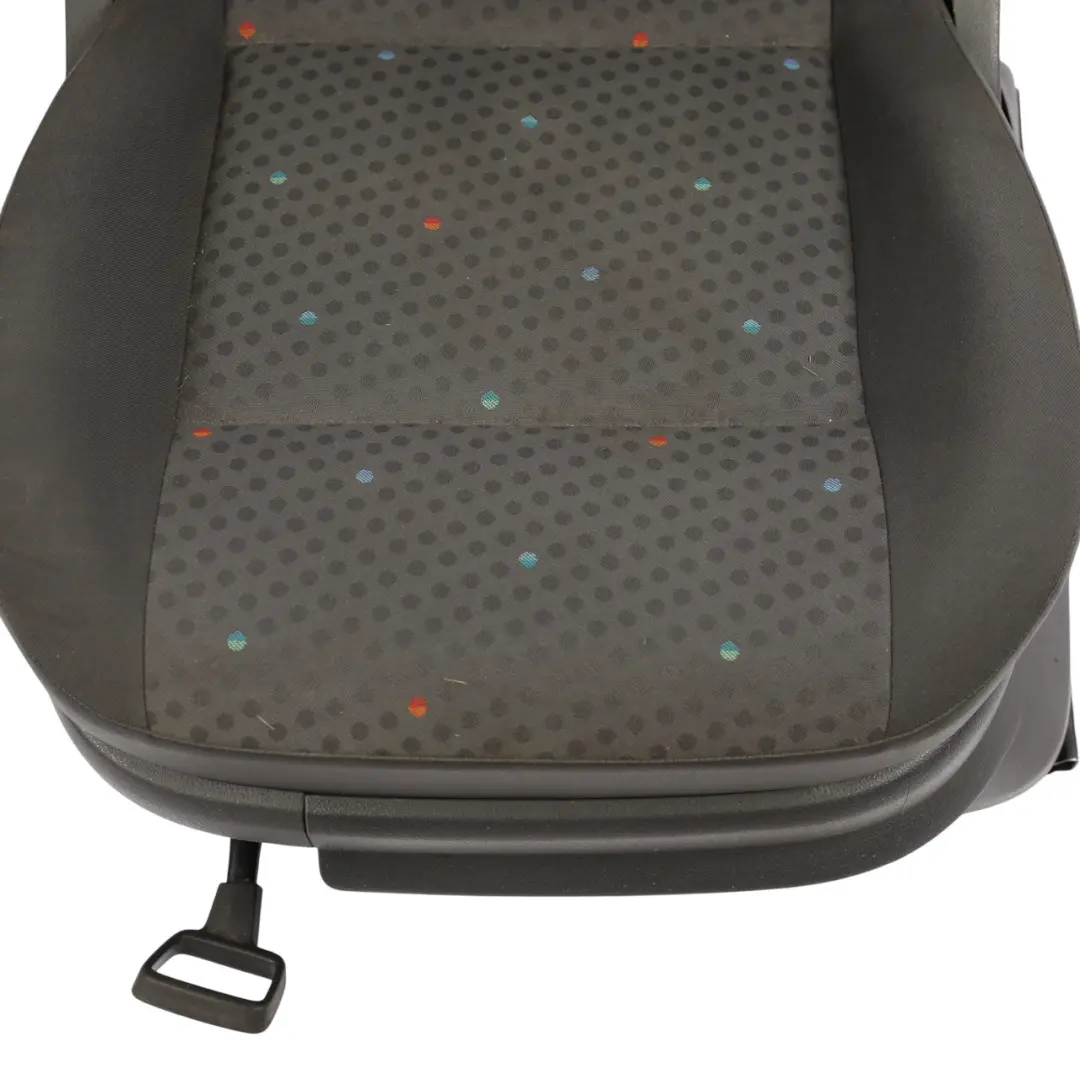 Volkswagen Caddy 2K Front Seat Fabric Cloth Black Anthracite Titanium Left N/S - SKU 2K5881805DR-1 - Part number 2K5881805DR