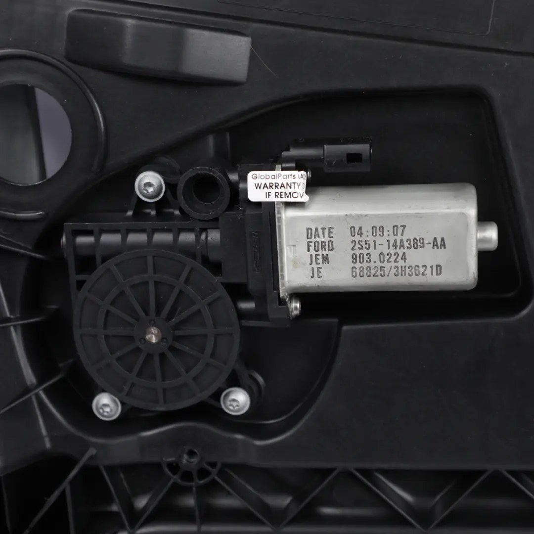 Ford Fiesta Mk5 Door Window Regulator Panel Motor Front Left N/S - SKU 2S51-B045H17-A - Part number 2S51-B045H17-A