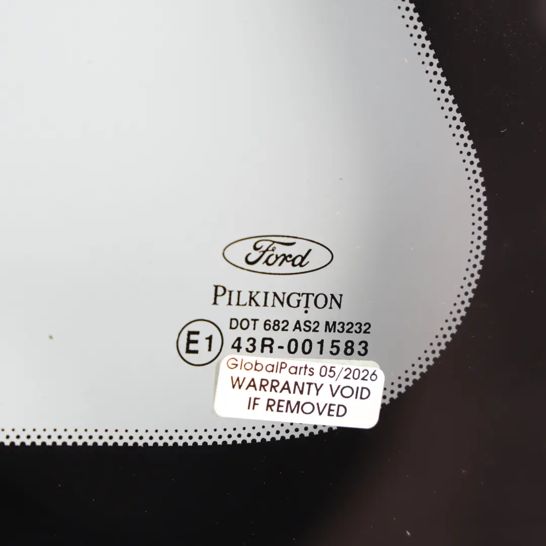 Mk8 Rear Fixed Quarter Glass Window Left N/S AS2 to Ford Fiesta with Part number 2S51-B29751-AC Ford Fiesta Mk8 Rear Fixed Quarter Glass Window Left N/S AS2 - SKU 2S51-B29751-AC - Part number 2S51-B29751-AC