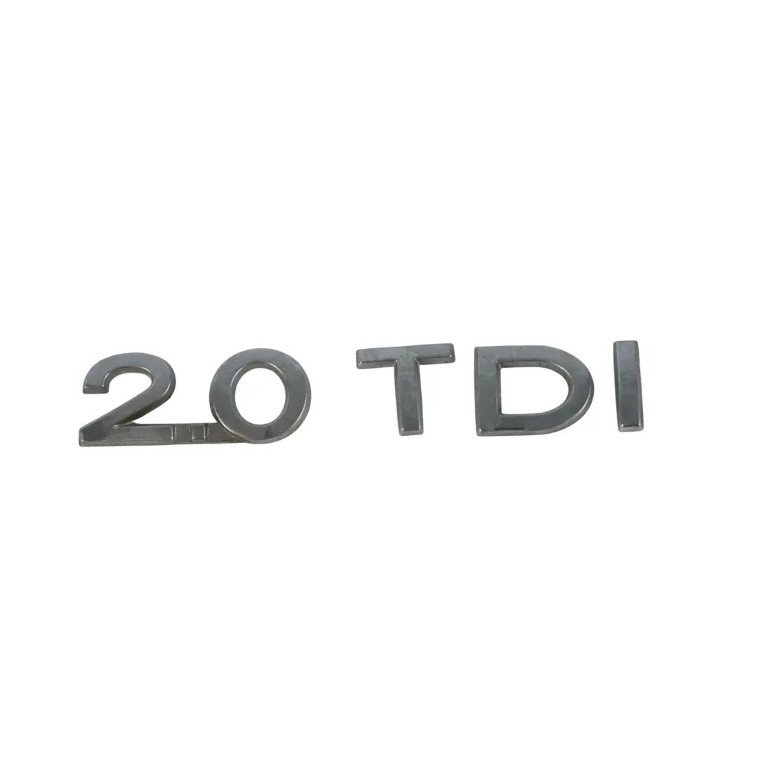 Emblemat Napis Klapy Bagażnika 2.0 TDI do Volkswagen Passat B6 o numerze 3C0853675E Volkswagen Passat B6 Emblemat Napis Klapy Bagażnika 2.0 TDI - SKU 3C0853675E - Numer Części 3C0853675E