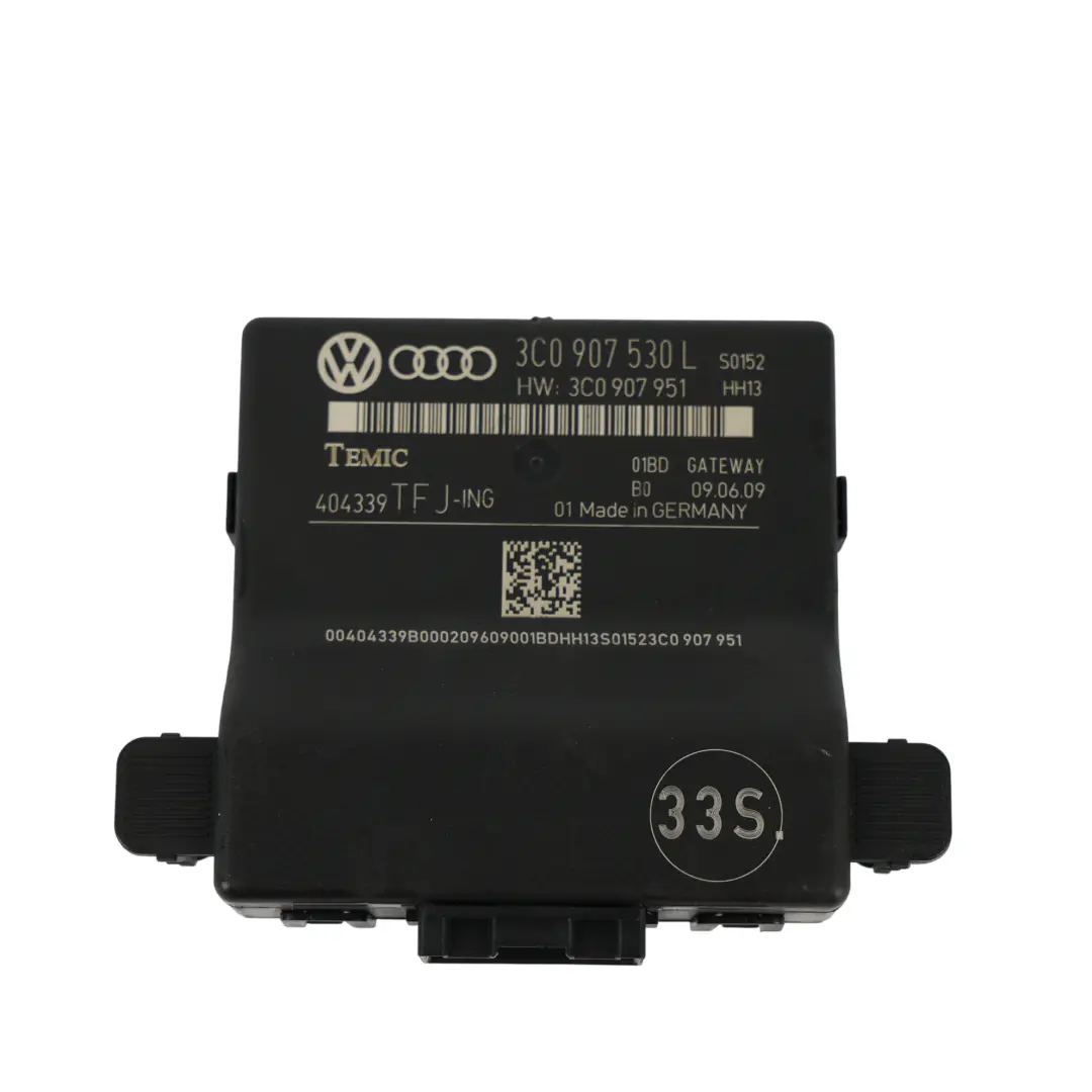 Volkswagen Passat B6 CC Moduł Gateway Interfejs Can Bus - SKU 3C0907530L - Numer Części 3C0907530L