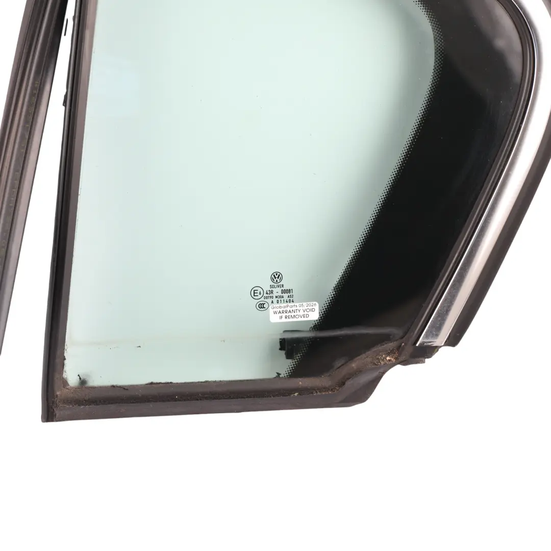 Door Window Fixed Glas Guide Trim Seal Left N/S to VW Passat B6 Rear with Part number 3C5839431G VW Passat B6 Rear Door Window Fixed Glas Guide Trim Seal Left N/S - SKU 3C5839431G - Part number 3C5839431G