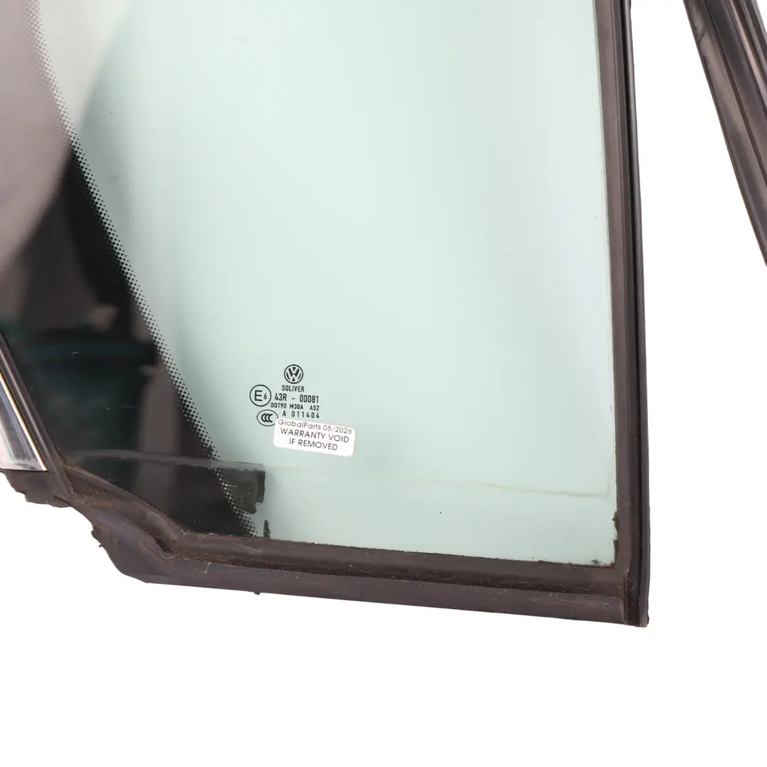 VW Passat B6 Rear Door Window Fixed Glas Guide Trim Seal Right O/S - SKU 3C5839432G - Part number 3C5839432G