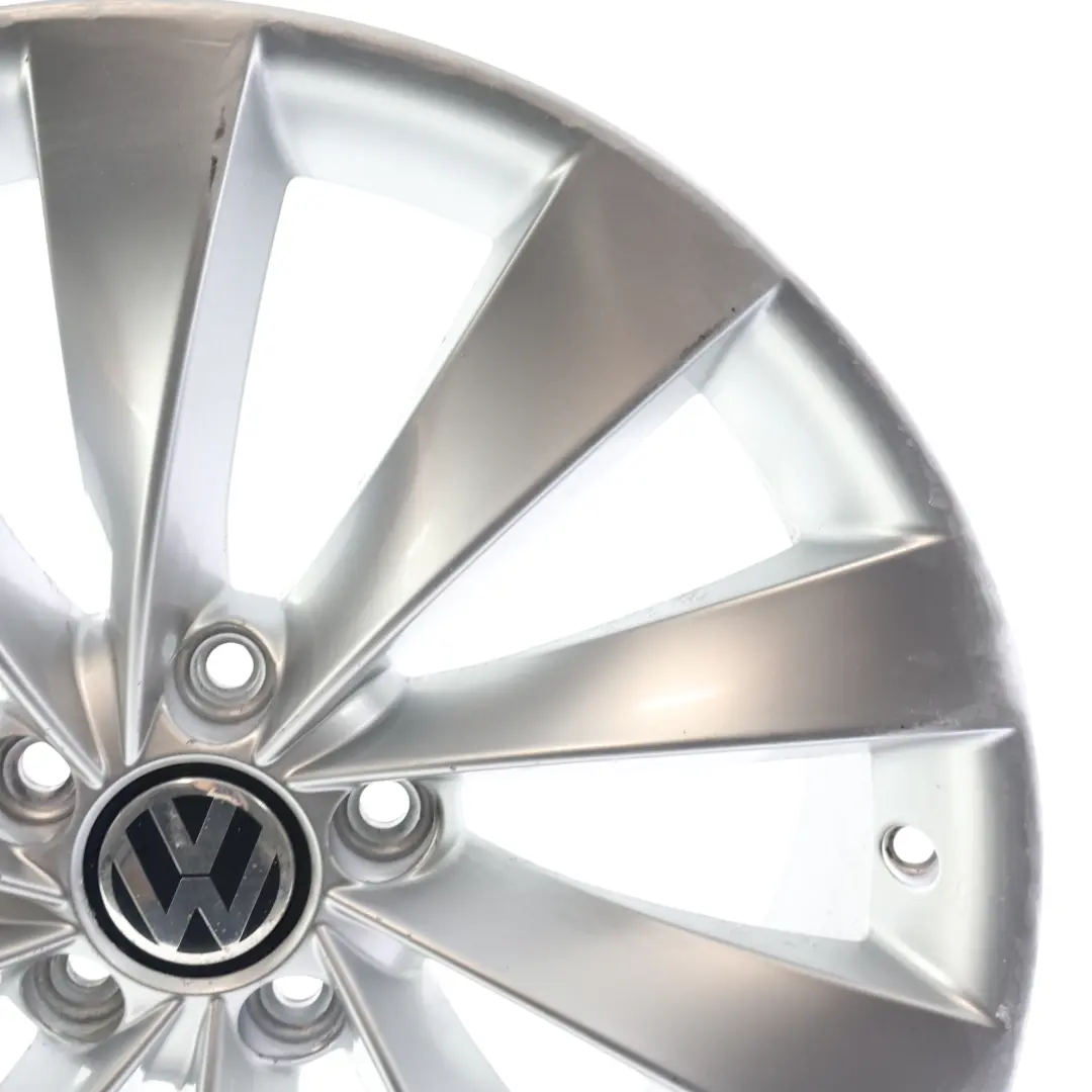 Volkswagen Scirocco Mk3 Silberne Leichtmetallfelge 18" 8J ET:41 - SKU 3C8601025D-11 - Teilenummer 3C8601025D