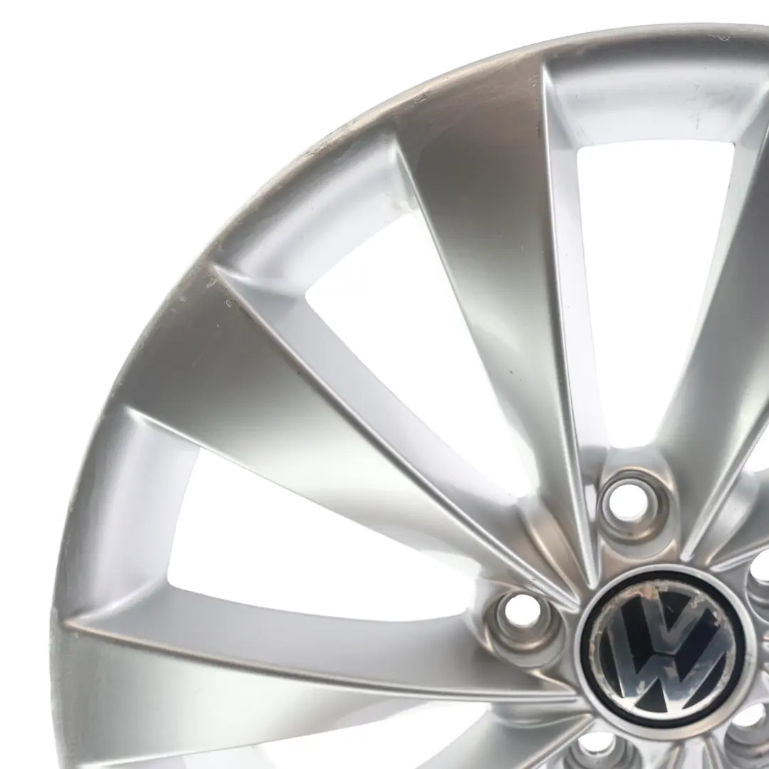 Volkswagen Scirocco Mk3 Silberne Leichtmetallfelge 18" 8J ET:41 - SKU 3C8601025D-4 - Teilenummer 3C8601025D