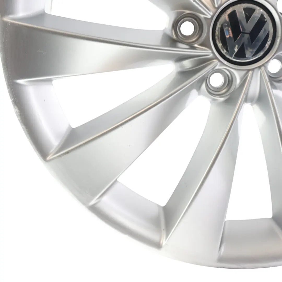 Volkswagen Scirocco Mk3 Silberne Leichtmetallfelge 18" 8J ET:41 - SKU 3C8601025D-4 - Teilenummer 3C8601025D