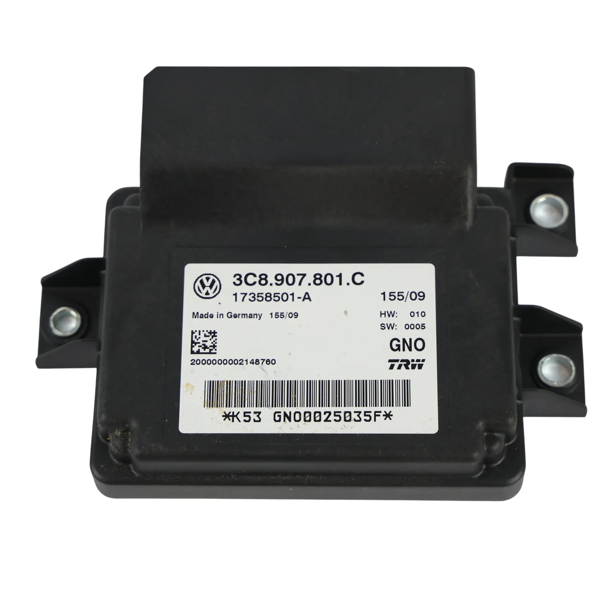 Volkswagen Passat B6 Módulo Control Freno Estacionamiento Eléctrico 3C8907801C