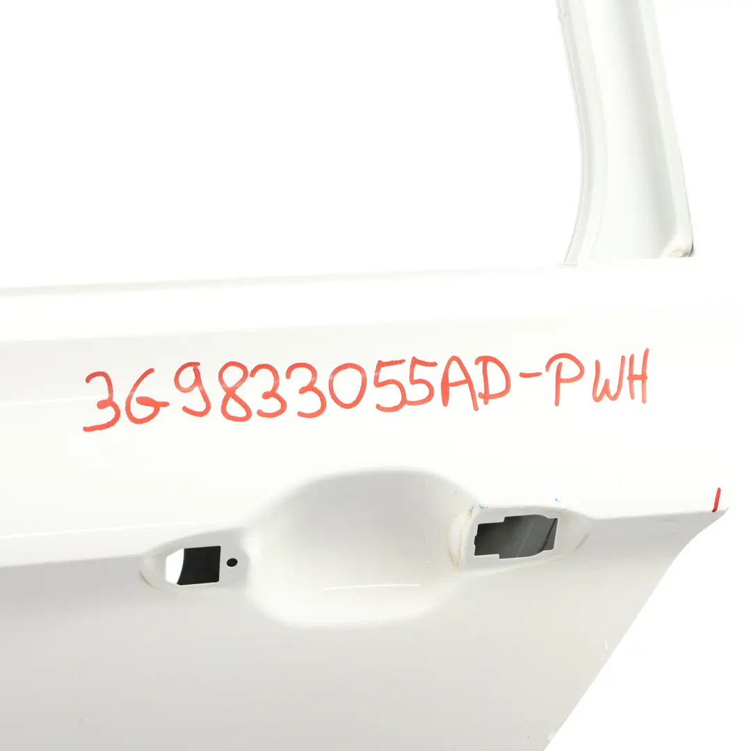 Volkswagen Passat B8 Kombi Drzwi Tylne Lewe Biały Perłowy C9A - SKU 3G9833055AD-PWH - Numer Części 3G9833055AD