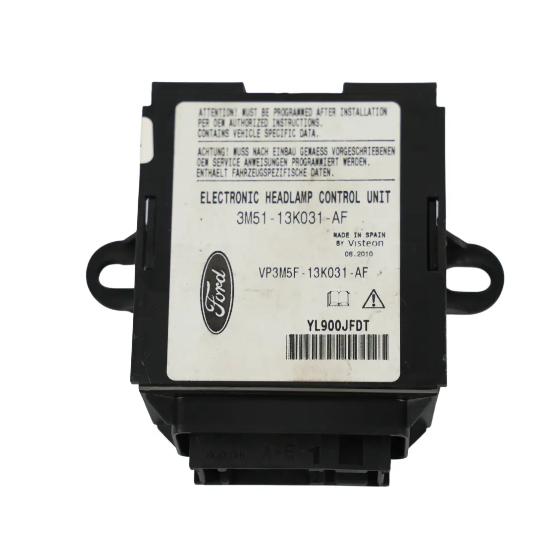 Mk1 C-Max Headlight Control Unit Module to Ford Kuga with Part number 3M51-13K031-AF Ford Kuga Mk1 C-Max Headlight Control Unit Module - SKU 3M51-13K031-AF - Part number 3M51-13K031-AF