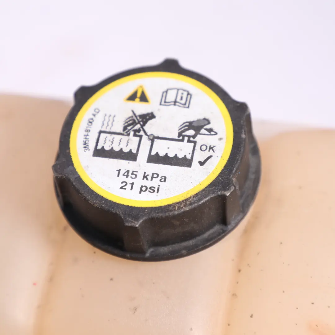 Mk2 Coolant Expansion Tank Radiator Overflow Bottle to Ford Focus with Part number 3M5H-8K218-AH Ford Focus Mk2 Coolant Expansion Tank Radiator Overflow Bottle - SKU 3M5H-8K218-AH - Part number 3M5H-8K218-AH