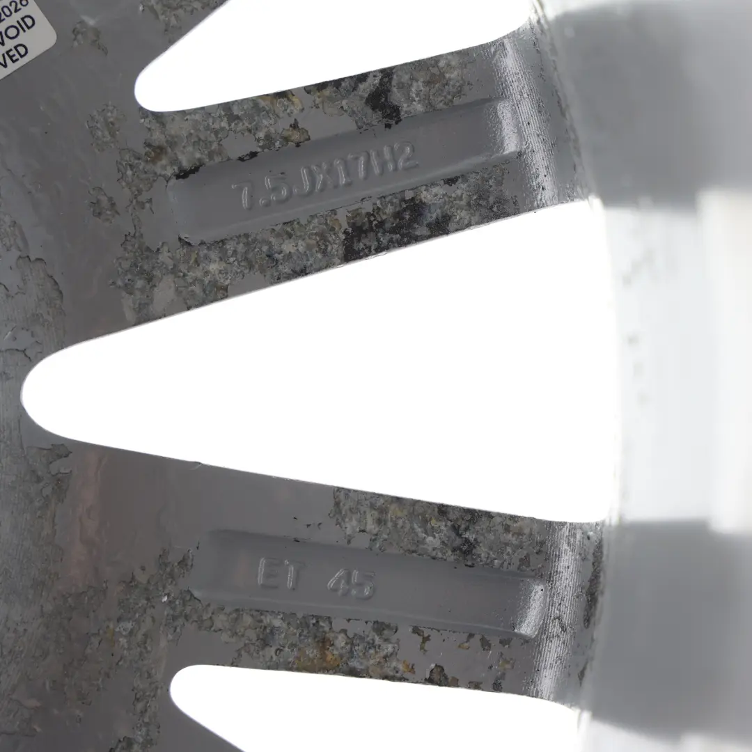 Audi A4 B6 B7 Silver Wheel Alloy Rim 17" 7,5J ET:45 - SKU 4F0601025AK-1 - Part number 4F0601025AK