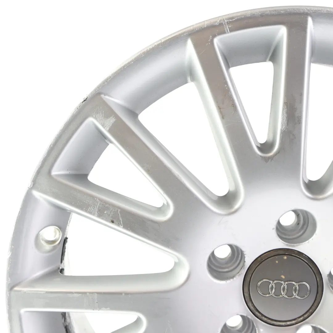 Alloy Rim 17" 7,5J ET:45 to Audi A4 B6 B7 Silver Wheel with Part number 4F0601025AK Audi A4 B6 B7 Silver Wheel Alloy Rim 17" 7,5J ET:45 - SKU 4F0601025AK-1 - Part number 4F0601025AK