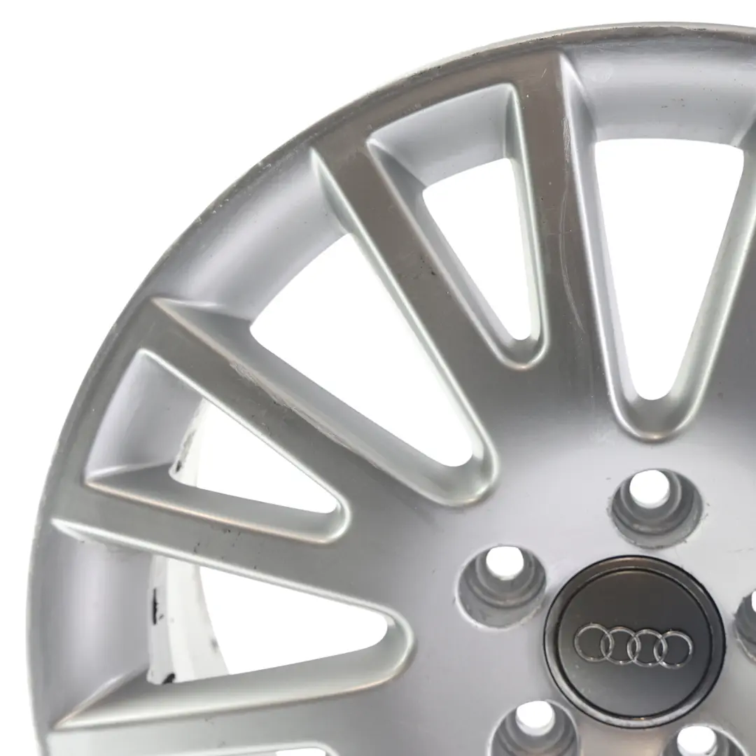 Alloy Rim 17" 7,5J ET:45 to Audi A4 B6 B7 Silver Wheel with Part number 4F0601025AK Audi A4 B6 B7 Silver Wheel Alloy Rim 17" 7,5J ET:45 - SKU 4F0601025AK-2 - Part number 4F0601025AK
