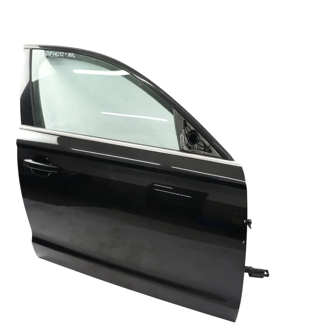 Audi A6 C7 Door Front Right O/S Covering Panel Brilliant Black Metallic - Y9B - SKU 4G0831052-BBL - Part number 4G0831052