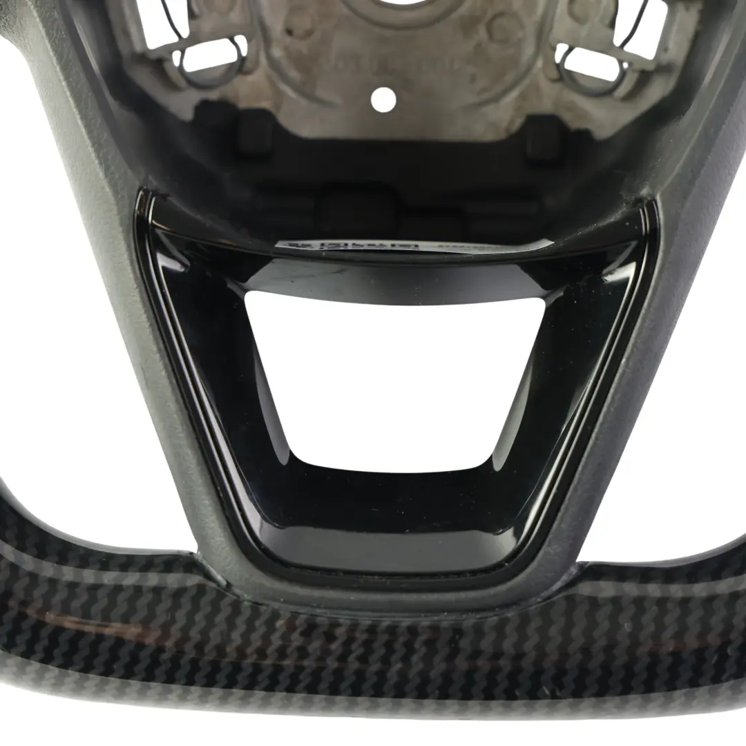 Seat Leon 5F Ateca Volante Nero Pelle Carbonio Fondo Piatto - SKU 575419091K-2 - Numero di parte 575419091K