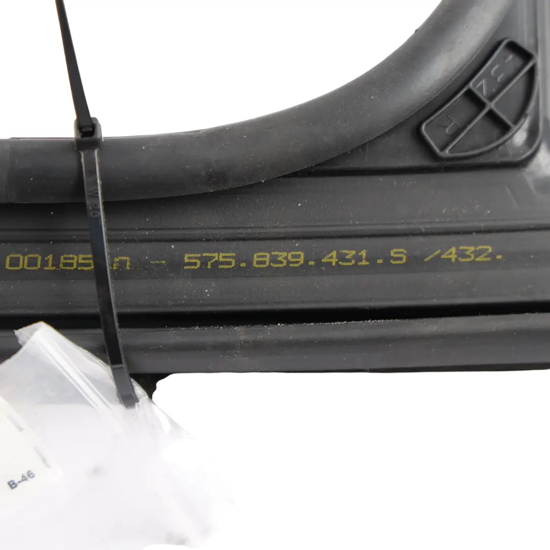 Skoda Karoq Mk1 Door Window Guide Seal Gasket Rubber Rear Left N/S 575839431Q - SKU 575839431S - Part number 575839431S