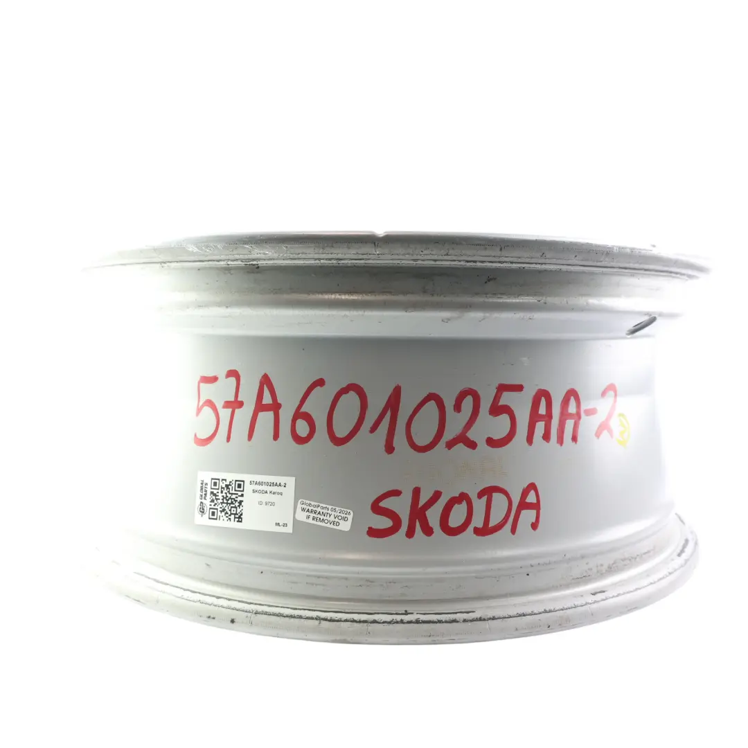 Skoda Karoq Jante Alliage Argent 17" 7J ET:45 Scutus - SKU 57A601025AA-2 - Numéro de pièce 57A601025AA