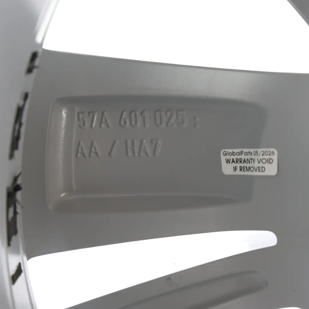 Skoda Karoq Alloy Wheel Rim Silver 17" 7J ET:45 Scutus Spoke - SKU 57A601025AA-2 - Part number 57A601025AA