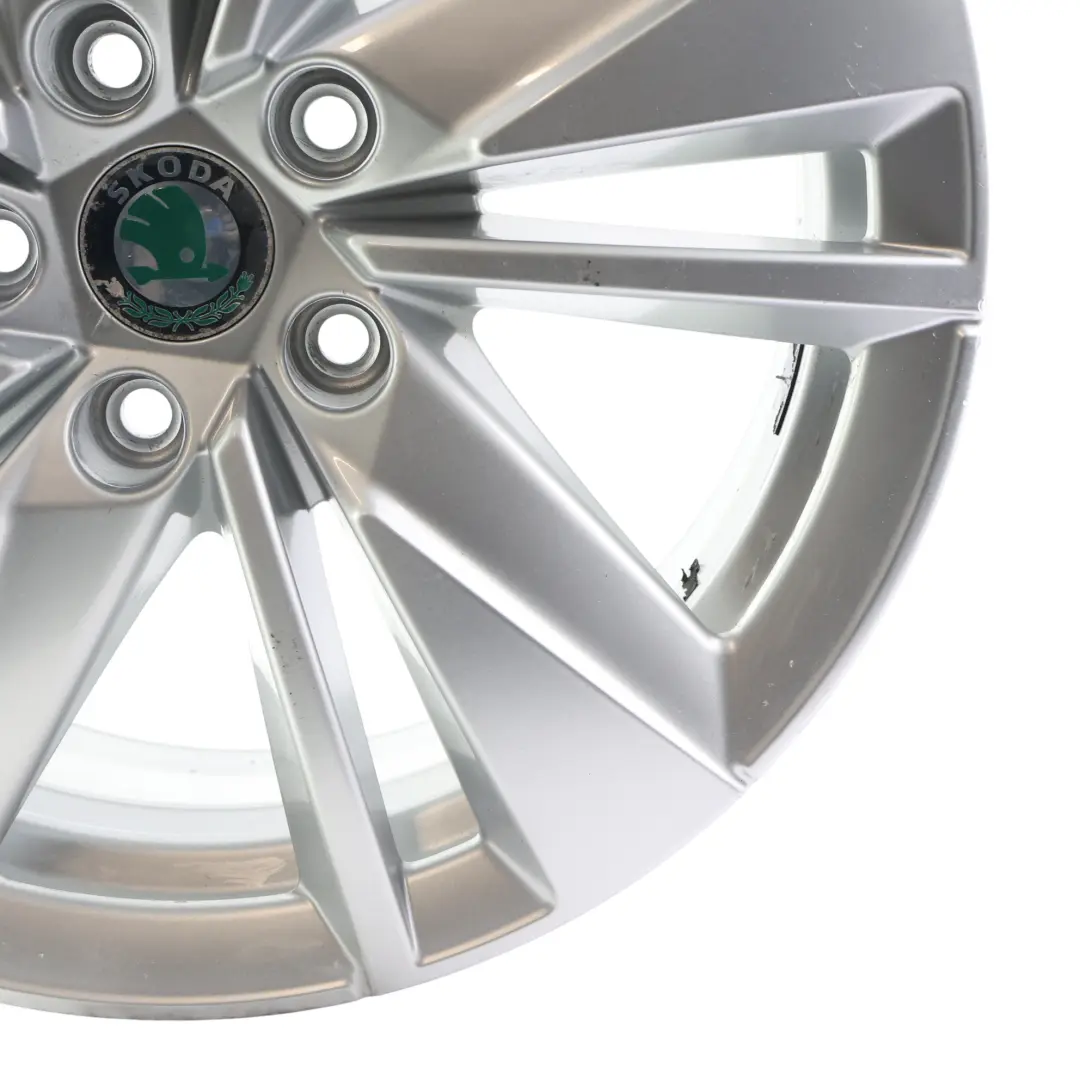 Skoda Karoq Alu Felge Silber 17" 7J ET:45 Scutus Speiche - SKU 57A601025AA-2 - Teilenummer 57A601025AA