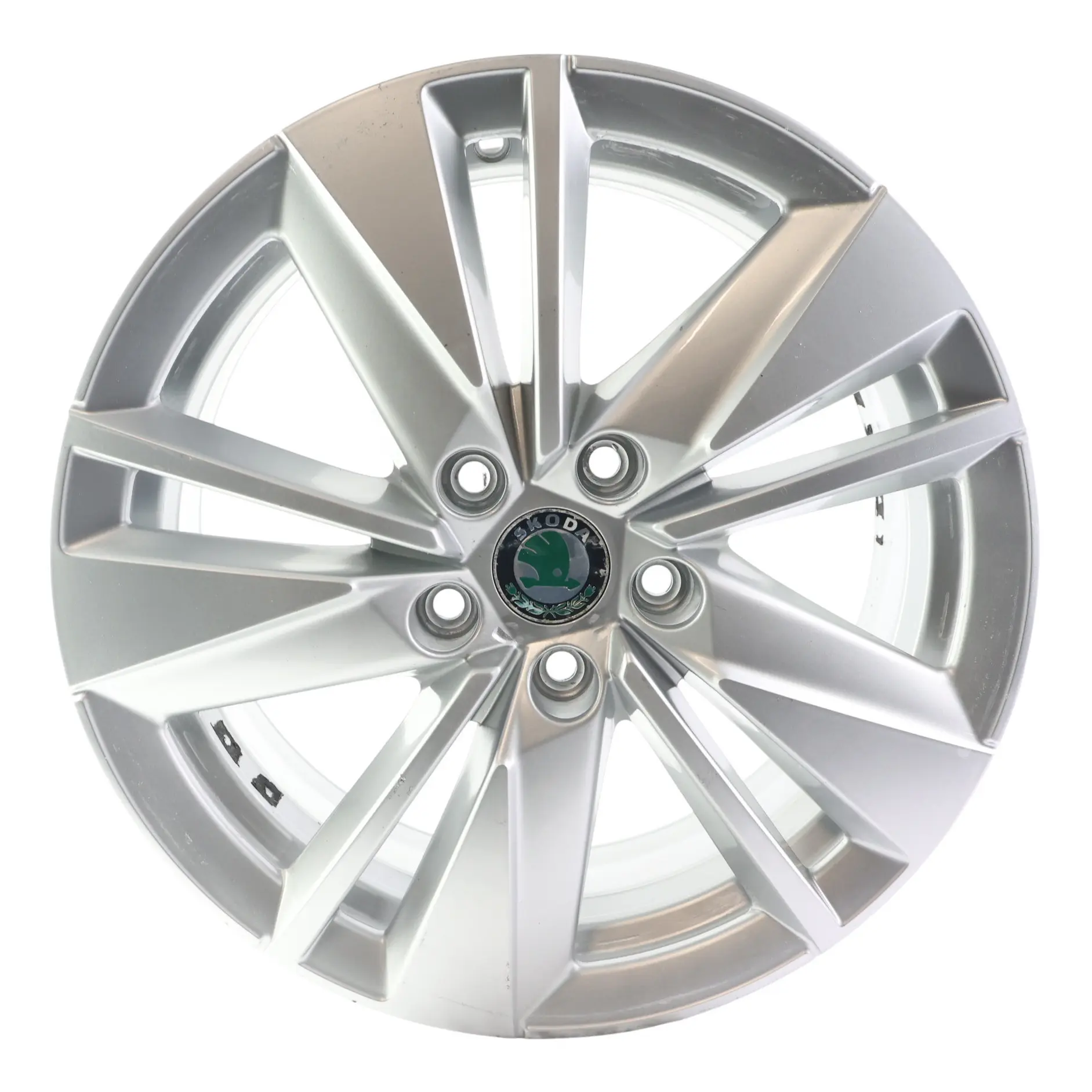 Skoda Karoq Alloy Wheel Rim Silver 17" 7J ET:45 57A601025AA Scutus Spoke