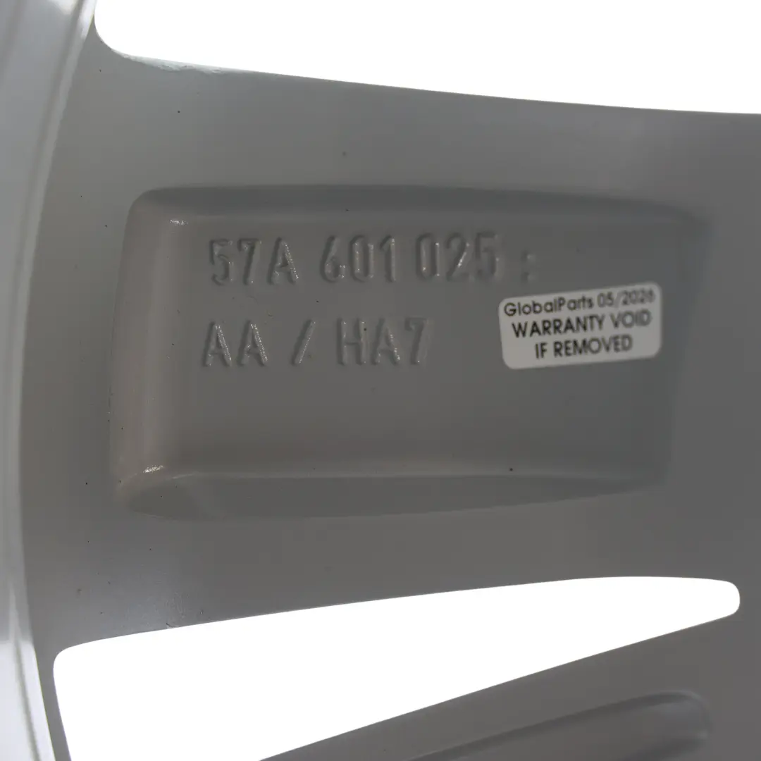 Skoda Karoq Alloy Wheel Rim Silver 17" 7J ET:45 Scutus Spoke - SKU 57A601025AA-3 - Part number 57A601025AA