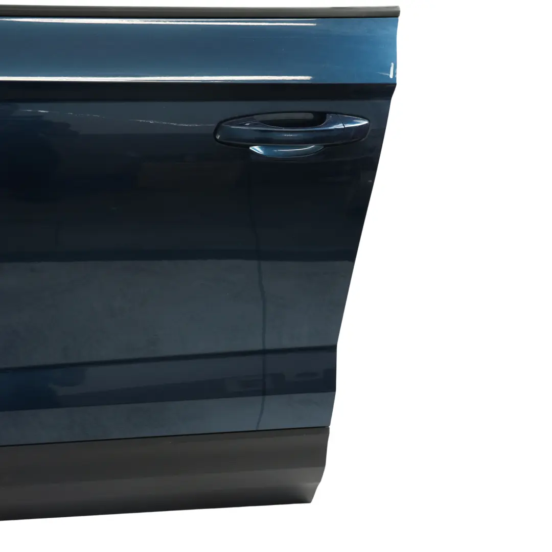 Door Front Left N/S Covering Panel Lava Blue Metallic - W5Q to Skoda Karoq with Part number 57A831051A Skoda Karoq Door Front Left N/S Covering Panel Lava Blue Metallic - W5Q - SKU 57A831051A-LAVA - Part number 57A831051A