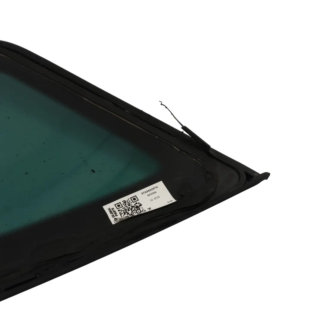 Seitenscheibe Dreiecksfenster Hinten Links Getönt Schwarz für Skoda Karoq mit Teilenummer 57A845297N Skoda Karoq Seitenscheibe Dreiecksfenster Hinten Links Getönt Schwarz - SKU 57A845297N - Teilenummer 57A845297N