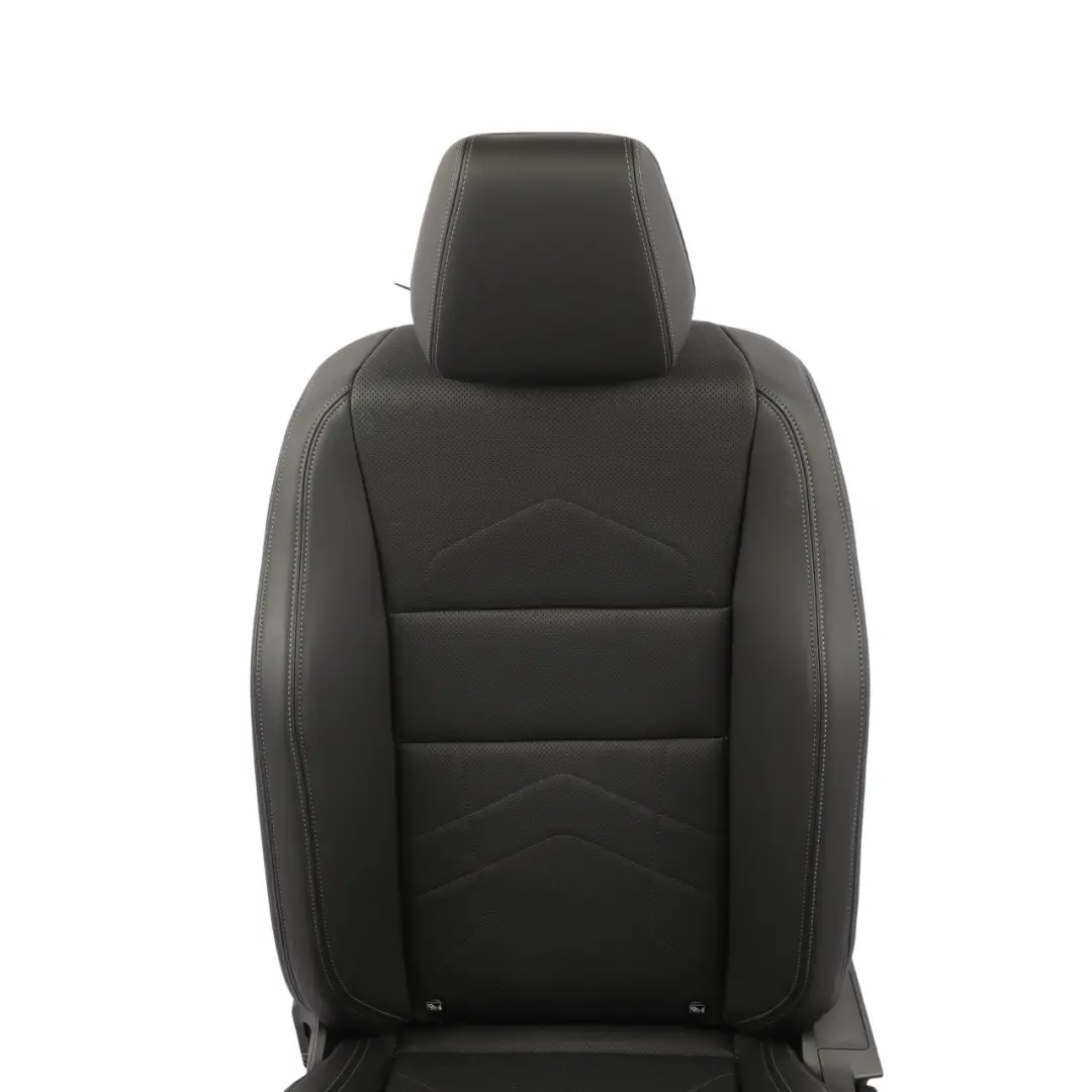 BMW X1 U11 Front Seat Heated Left N/S Imitation Leather Veganza Black Perforated - SKU 5A59CF7-1 - Part number 5A59CF7