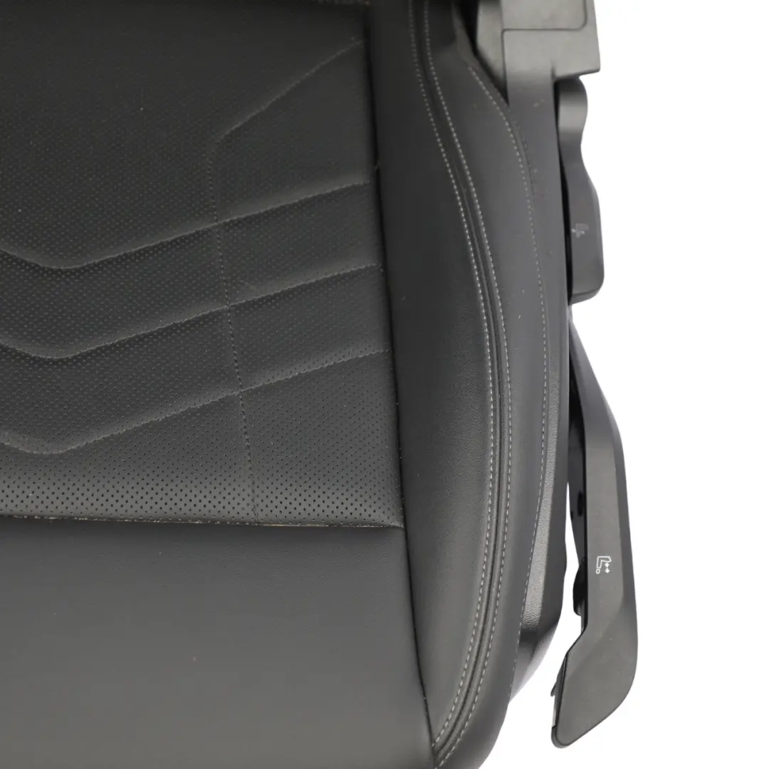BMW X1 U11 Front Seat Heated Left N/S Imitation Leather Veganza Black Perforated - SKU 5A59CF7-1 - Part number 5A59CF7
