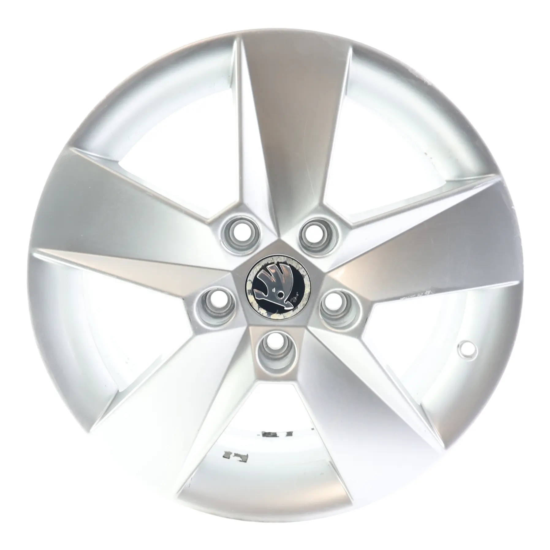 Skoda Octavia Mk3 5E Silver Alloy Wheel Rim 6,5J 16" ET:46 Star Spoke 5E0601025H