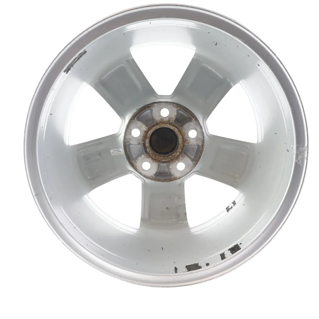 Mk3 5E Silver Alloy Wheel Rim 6,5J 16" ET:46 Star Spoke to Skoda Octavia with Part number 5E0601025H Skoda Octavia Mk3 5E Silver Alloy Wheel Rim 6,5J 16" ET:46 Star Spoke - SKU 5E0601025H-1 - Part number 5E0601025H