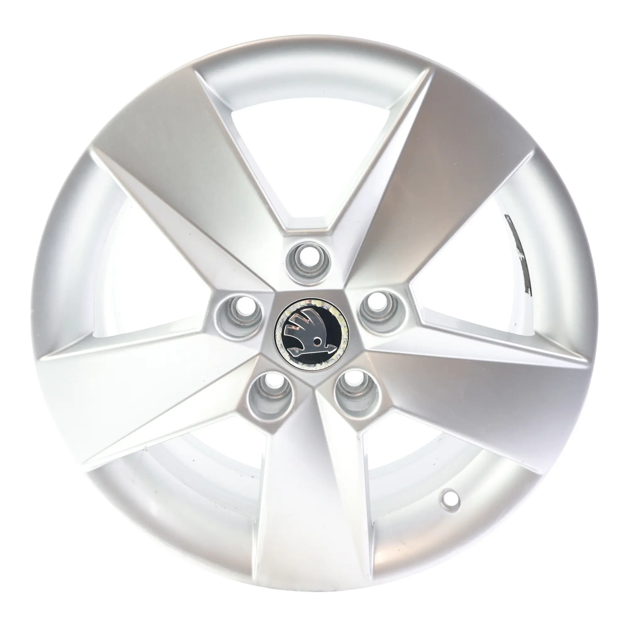 Skoda Octavia Mk3 5E Silberne Alufelge 6,5J 16" ET:46 Sternspeiche 5E0601025H