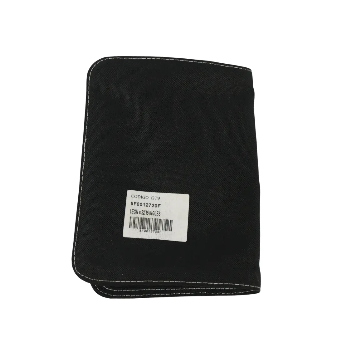 5F MK3 Bedienungsanleitung Etui Tasche Mappe für Seat Leon mit Teilenummer 5F0012720F Seat Leon 5F MK3 Bedienungsanleitung Etui Tasche Mappe - SKU 5F0012720F - Teilenummer 5F0012720F